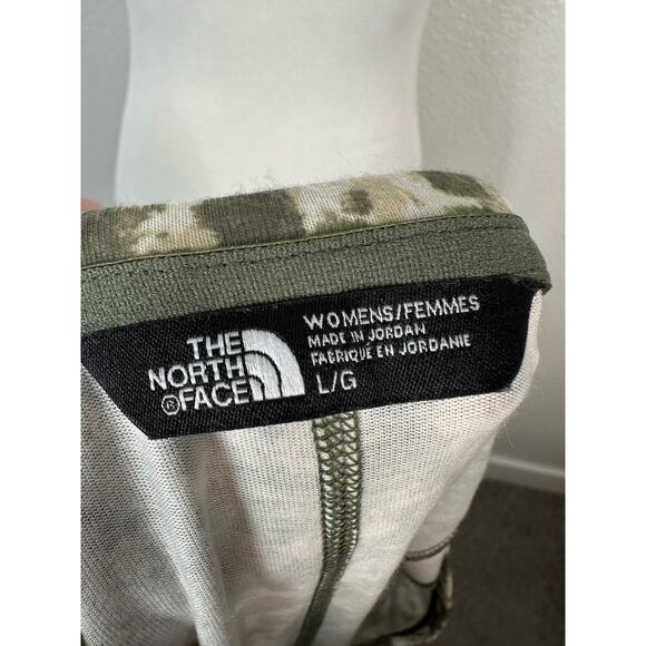 The North Face Womens EZ Tee Short Sleeve Active Dress in Green Print Size M - Picture 5 of 13